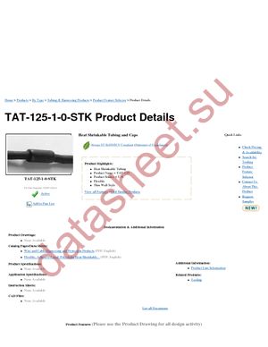 TAT-125-1-0-STK datasheet  